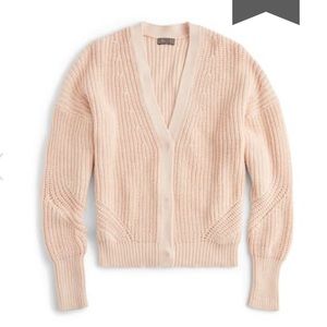 J. Crew Point Sur Pink Cardigan